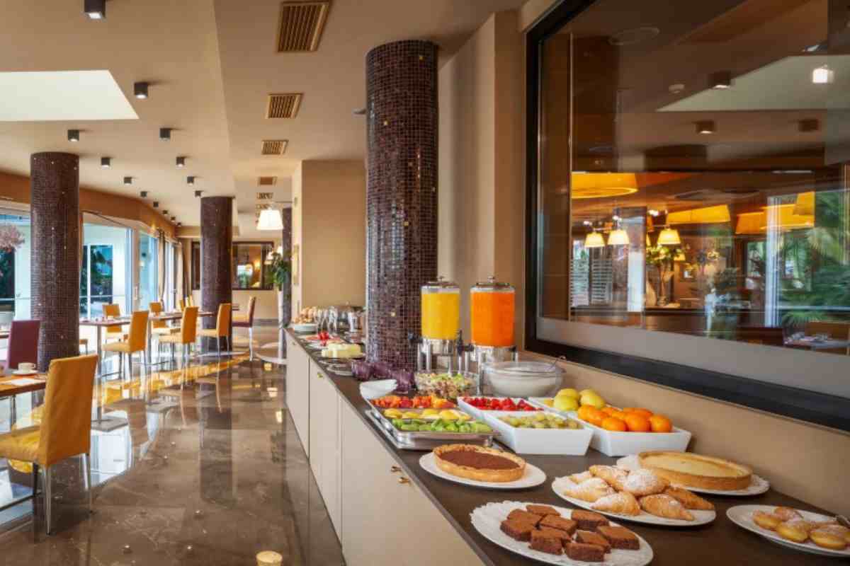 Asporto buffet hotel