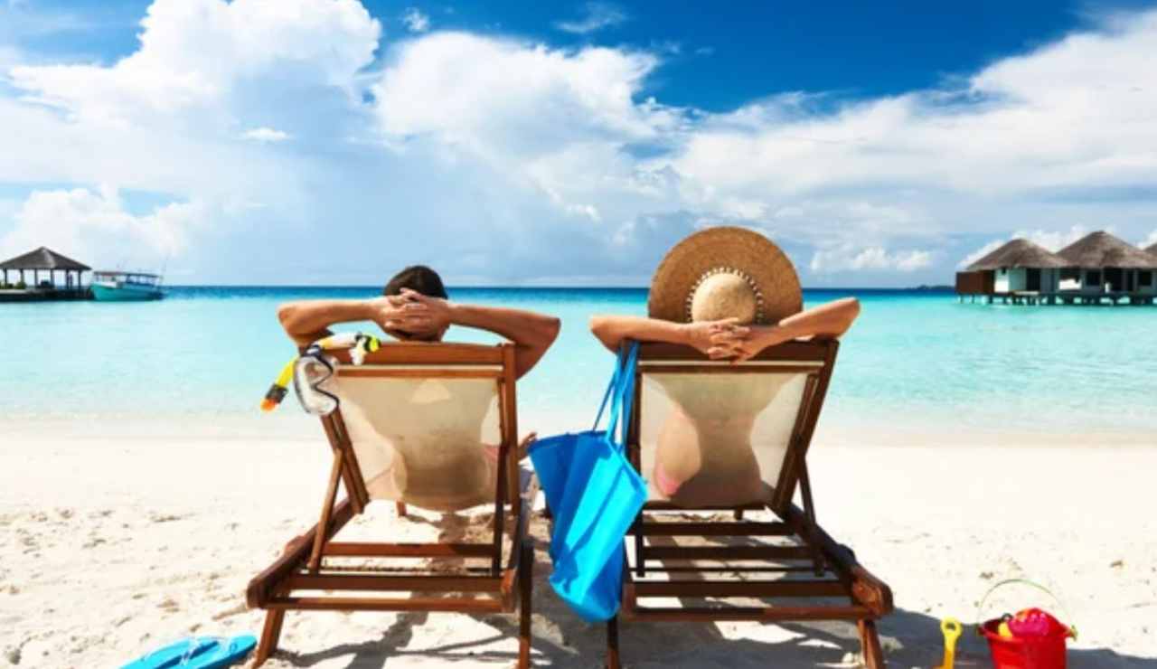 Coppia in vacanza 