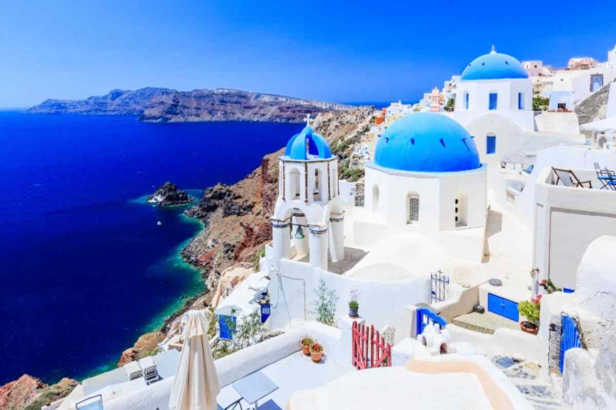 Santorini, red beach